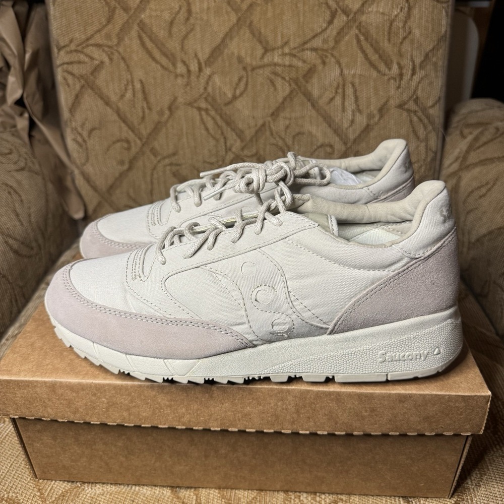 Saucony Jazz 91 White‎ Tan Men's 11 S70216-5 New